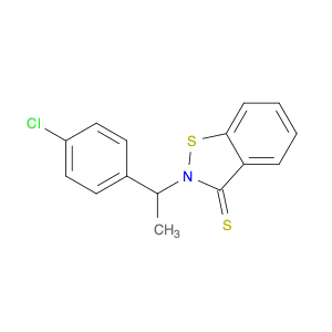 1,2-Benzisothiazole-3(2H)-thione, 2-[1-(4-chlorophenyl)ethyl]-