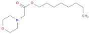 4-Morpholineacetic acid, octyl ester