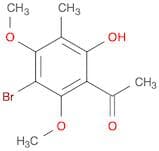 Ethanone, 1-(3-bromo-6-hydroxy-2,4-dimethoxy-5-methylphenyl)-