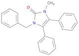 2H-Imidazol-2-one, 1,3-dihydro-1-methyl-4,5-diphenyl-3-(phenylmethyl)-