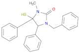 2-Imidazolidinone, 4-mercapto-3-methyl-4,5-diphenyl-1-(phenylmethyl)-