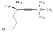 1-Heptyn-3-amine, 3-methyl-1-(trimethylsilyl)-, (S)-