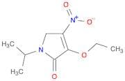 2H-Pyrrol-2-one, 3-ethoxy-1,5-dihydro-1-(1-methylethyl)-4-nitro-