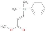 2-Propenoic acid, 3-(dimethylphenylsilyl)-, methyl ester, (2E)-