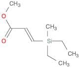 2-Propenoic acid, 3-(diethylmethylsilyl)-, methyl ester, (E)-