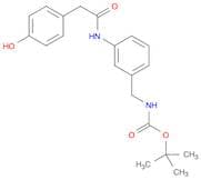 tert-Butyl 3-(2-(4-hydroxyphenyl)acetamido)benzylcarbamate