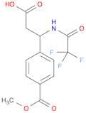 3-[4-(Methoxycarbonyl)phenyl]-3-[(2,2,2-trifluoroacetyl)amino]propanoic acid