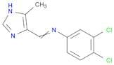 Benzenamine, 3,4-dichloro-N-[(5-methyl-1H-imidazol-4-yl)methylene]-