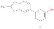 2-Cyclohexen-1-one, 5-(2,3-dihydro-2-methyl-1H-inden-5-yl)-3-hydroxy-