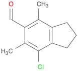 1H-Indene-5-carboxaldehyde, 7-chloro-2,3-dihydro-4,6-dimethyl-
