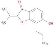 3(2H)-Benzofuranone, 6-hydroxy-2-(1-methylethylidene)-7-propyl-