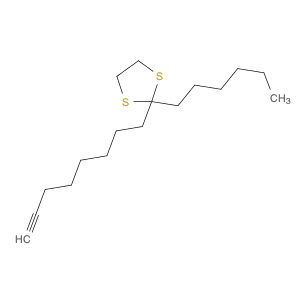 1,3-Dithiolane, 2-hexyl-2-(7-octynyl)-