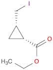 Cyclopropanecarboxylic acid, 2-(iodomethyl)-, ethyl ester, cis-