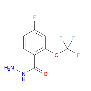 Benzoic acid,4-fluoro-2-(trifluoromethoxy)-, hydrazide