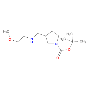 1-Pyrrolidinecarboxylicacid, 3-[[(2-methoxyethyl)amino]methyl]-, 1,1-dimethylethyl ester