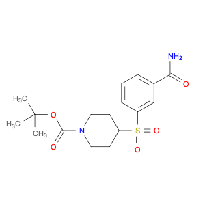 1-Piperidinecarboxylicacid, 4-[[3-(aminocarbonyl)phenyl]sulfonyl]-, 1,1-dimethylethyl ester