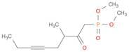 Phosphonic acid, (3-methyl-2-oxo-5-octynyl)-, dimethyl ester