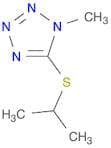1H-Tetrazole, 1-methyl-5-[(1-methylethyl)thio]-