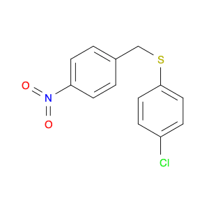 Benzene, 1-chloro-4-[[(4-nitrophenyl)methyl]thio]-