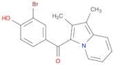 Methanone, (3-bromo-4-hydroxyphenyl)(1,2-dimethyl-3-indolizinyl)-