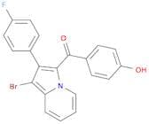 Methanone, [1-bromo-2-(4-fluorophenyl)-3-indolizinyl](4-hydroxyphenyl)-