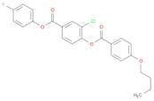 Benzoic acid, 4-[(4-butoxybenzoyl)oxy]-3-chloro-, 4-fluorophenyl ester