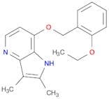 1H-Pyrrolo[3,2-b]pyridine, 7-[(2-ethoxyphenyl)methoxy]-2,3-dimethyl-