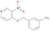 Pyridine, 4-[(3-methylphenyl)methoxy]-3-nitro-