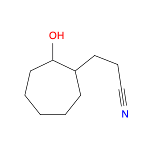 Cycloheptanepropanenitrile, 2-hydroxy-