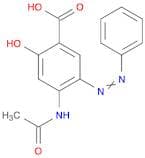 Benzoic acid, 4-(acetylamino)-2-hydroxy-5-(phenylazo)-