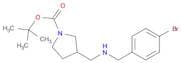 1-Pyrrolidinecarboxylicacid, 3-[[[(4-bromophenyl)methyl]amino]methyl]-, 1,1-dimethylethyl ester
