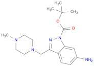 1H-Indazole-1-carboxylicacid, 6-amino-3-[(4-methyl-1-piperazinyl)methyl]-, 1,1-dimethylethyl ester