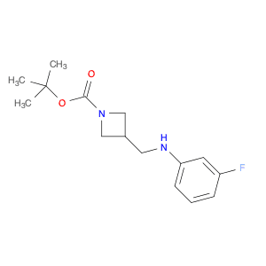 1-Azetidinecarboxylicacid, 3-[[(3-fluorophenyl)amino]methyl]-, 1,1-dimethylethyl ester
