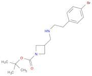 1-Azetidinecarboxylicacid, 3-[[[2-(4-bromophenyl)ethyl]amino]methyl]-, 1,1-dimethylethyl ester