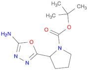tert-Butyl 2-(5-amino-1,3,4-oxadiazol-2-yl)pyrrolidine-1-carboxylate