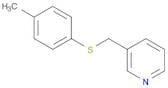 Pyridine, 3-[[(4-methylphenyl)thio]methyl]-