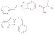 Benzoxazole, 2-[(2-pyridinylmethyl)thio]-, ethanedioate (2:1)