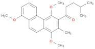 1-Pentanone, 4-methyl-1-(1,4,8-trimethoxy-2-methyl-3-phenanthrenyl)-
