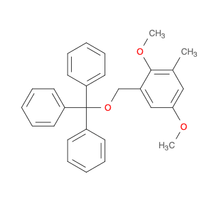 Benzene, 2,5-dimethoxy-1-methyl-3-[(triphenylmethoxy)methyl]-