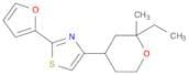 Thiazole, 4-(2-ethyltetrahydro-2-methyl-2H-pyran-4-yl)-2-(2-furanyl)-