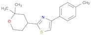 Thiazole, 4-(4-methylphenyl)-2-(tetrahydro-2,2-dimethyl-2H-pyran-4-yl)-
