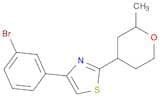 Thiazole, 4-(3-bromophenyl)-2-(tetrahydro-2-methyl-2H-pyran-4-yl)-