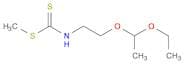 Carbamodithioic acid, [2-(1-ethoxyethoxy)ethyl]-, methyl ester