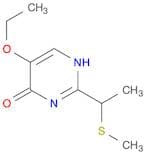 5-Ethoxy-2-(1-(methylthio)ethyl)pyrimidin-4(1H)-one
