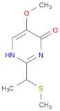 4(1H)-Pyrimidinone, 5-methoxy-2-[1-(methylthio)ethyl]-
