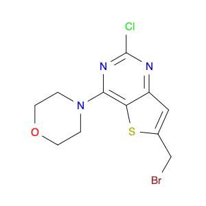 6-(Bromomethyl)-2-chloro-4-(4-morpholinyl)thieno[3,2-d]pyrimidine
