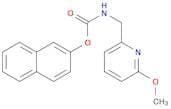 Carbamic acid, (6-methoxy-2-pyridinyl)methyl-, 2-naphthalenyl ester