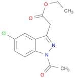 1H-Indazole-3-acetic acid, 1-acetyl-5-chloro-, ethyl ester
