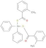 Stannane, bis[(2-methylbenzoyl)thio]diphenyl-