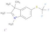 3H-Indolium, 1,2,3,3-tetramethyl-5-[(trifluoromethyl)thio]-, iodide